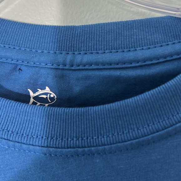 Southern Tide Large Tee Shirt Firework Flight Tee in Atlantic Blue NWT - Picture 8 of 12